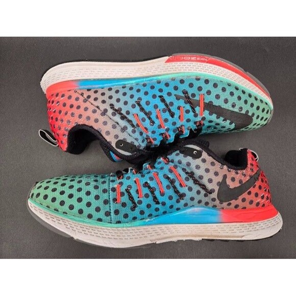 Nike Shoes Womens 8 Air Zoom Elite 8 Multicolor Running Sneakers 806538-001 - Picture 7 of 9